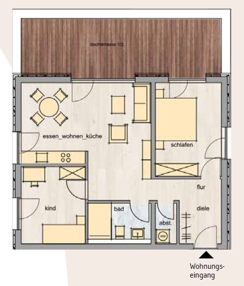 Grundriss Wohnung 2.16